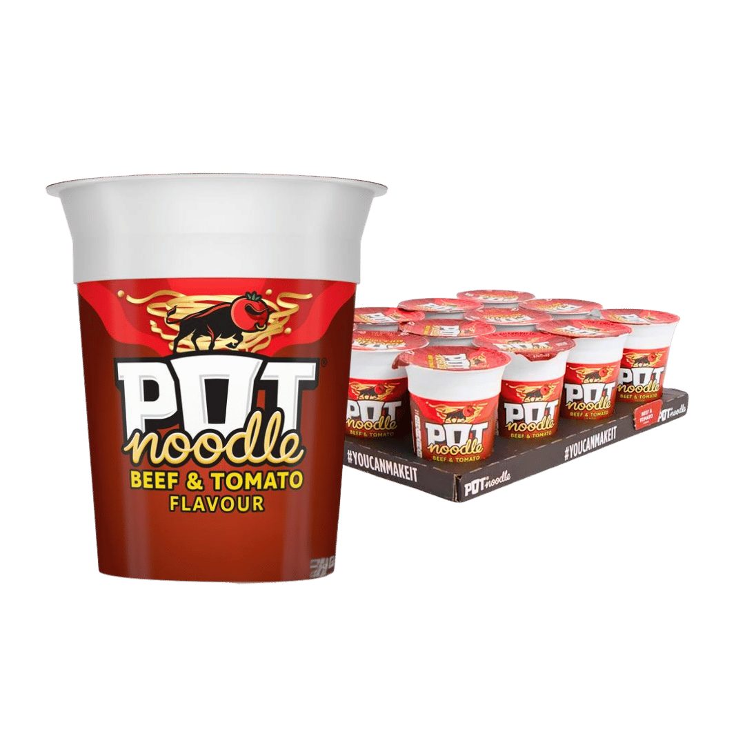 Pot Noodle Beef & Tomato