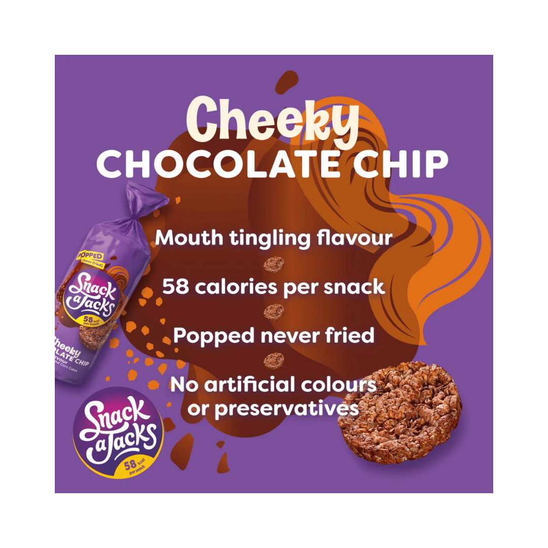 Snack a Jacks Jumbo Chocolate Chip Rice Cakes