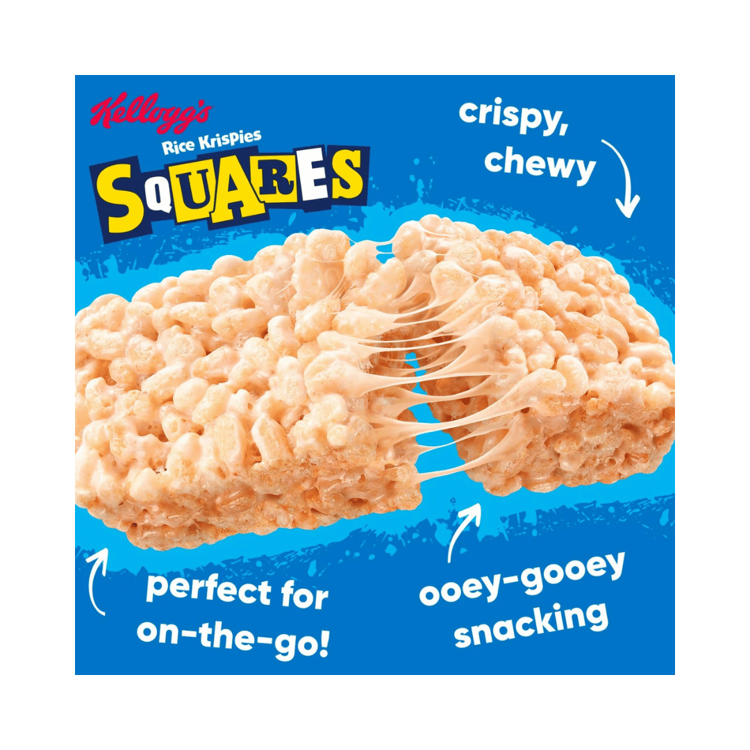 Kellogg's Rice Krispies Squares Marshmallow Snack Bars