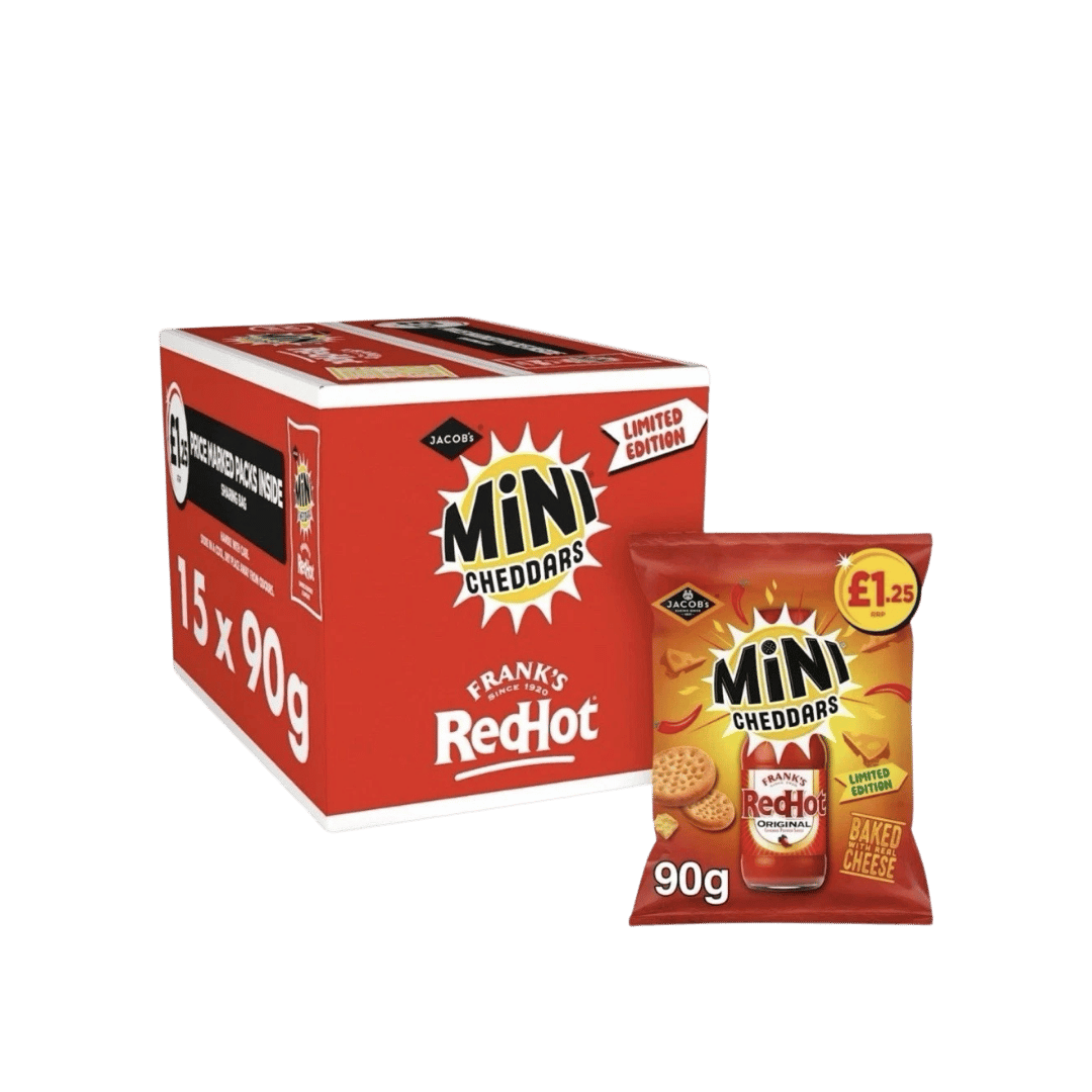 Jacob's Limited Edition Mini Cheddars with Frank’s Red Hot Original Sauce