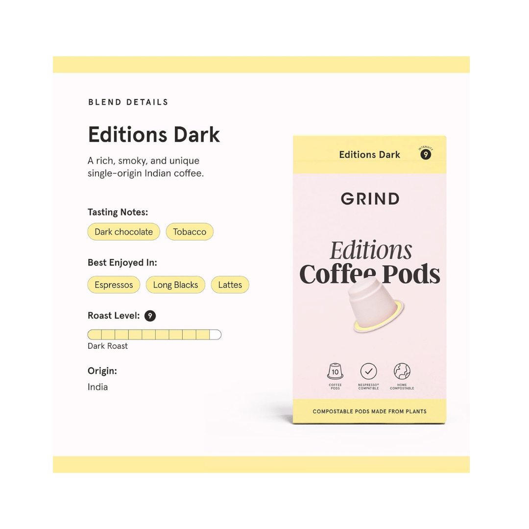 Grind India Edition Dark Coffee Pods