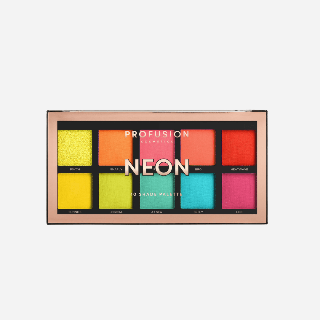 Profusion Cosmetics Neon Multi Shade Eyeshadow Palette