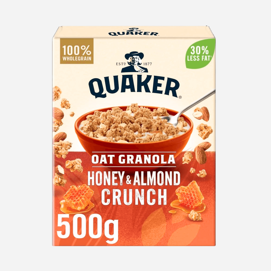 Quaker Oat Granola Honey & Almond Crunch