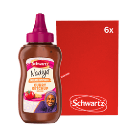 Schwartz Nadiya Indian Inspired Curry Ketchup Sauces