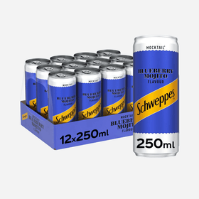 Schweppes Blueberry Mojito Mocktail