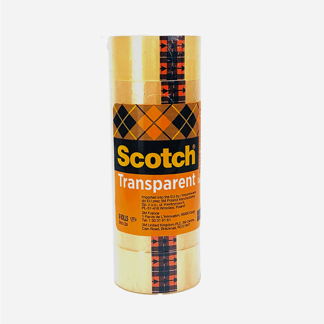 Scotch By 3M Transparent Sticky Tape Multipack