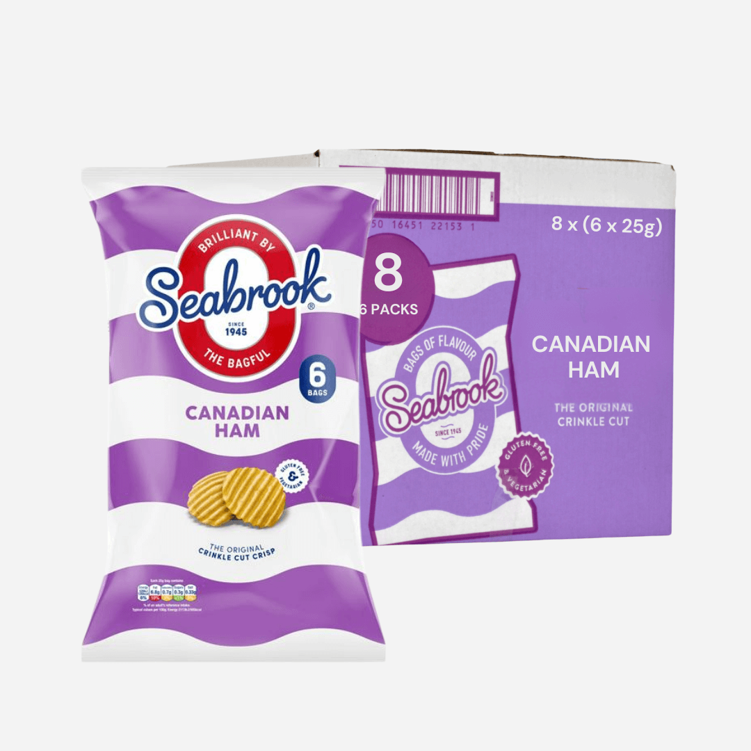 Seabrook Canadian Ham Flavour Crinkle Cut Crisps