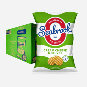 Seabrook Crinkle Cut Cream Cheese & Chives Flavour