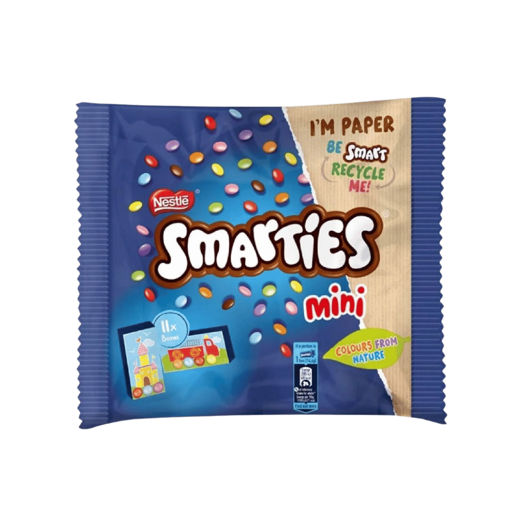 Smarties Mini Cartons Chocolate 11 Pack Multipack