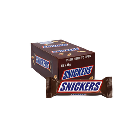 Snickers Classic Chocolate Bars Case 45 x 48g