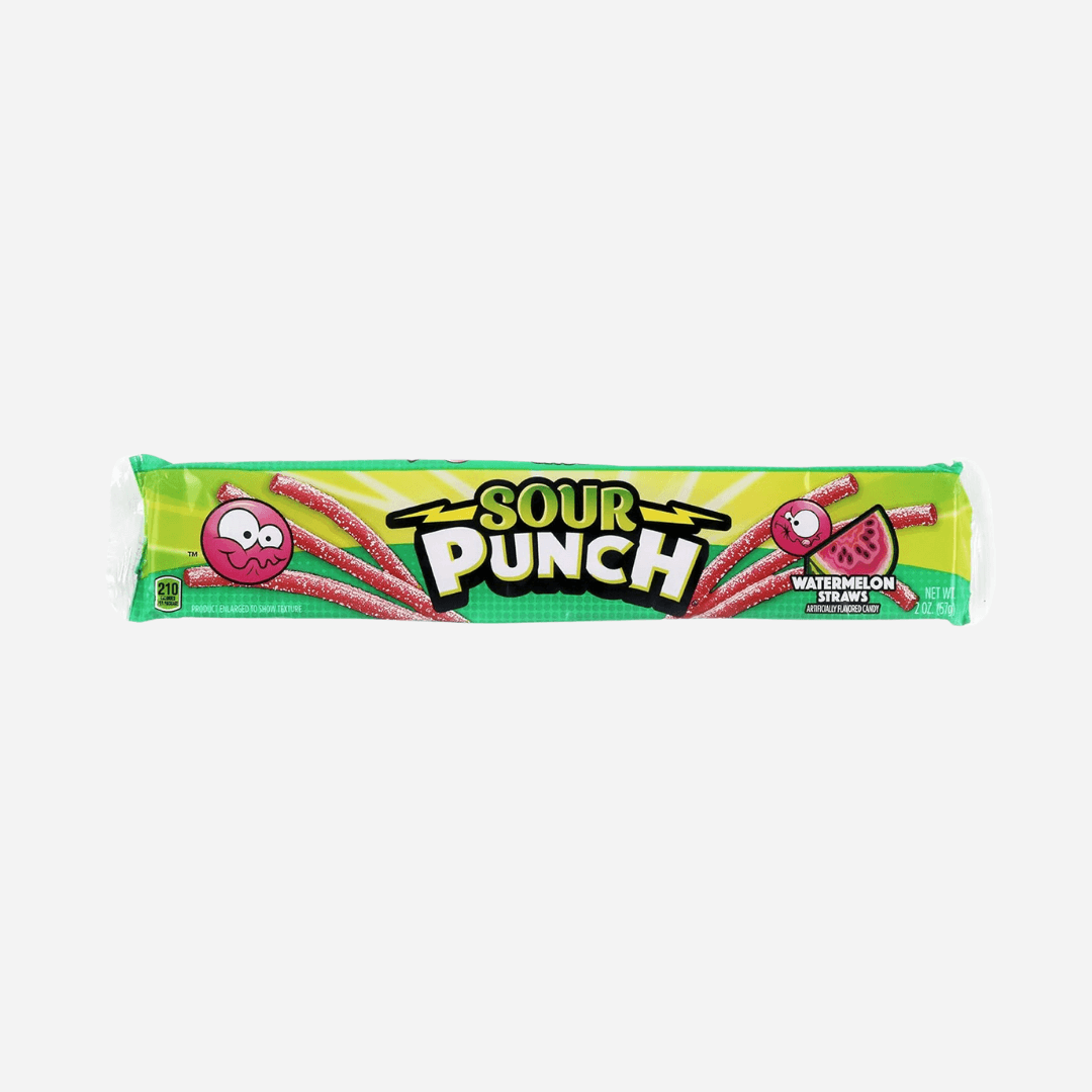 Sour Punch Straws Watermelon Flavour Sweets