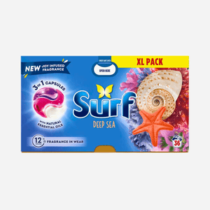 Surf Deep Sea 3-in-1 Laundry Capsules