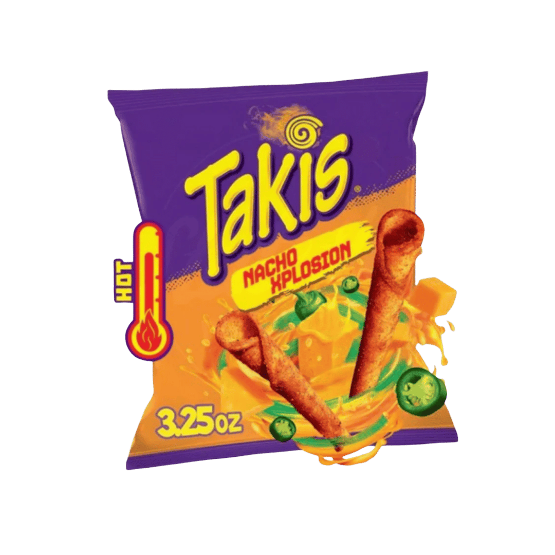 Takis Nacho Xplosion Rolled Tortilla Chips