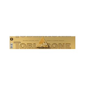 Toblerone Golden Caramel with Honey & Almond Nougat Bar