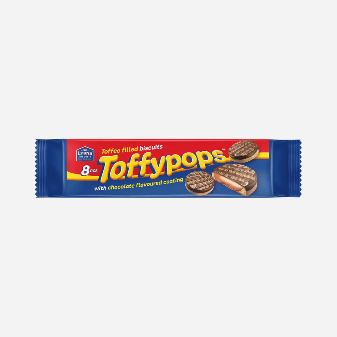 Lyons Toffypops Chocolate Toffee Biscuits