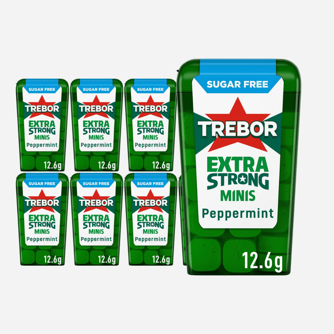 Trebor Extra Strong Sugar Free Peppermint Flavour Minis