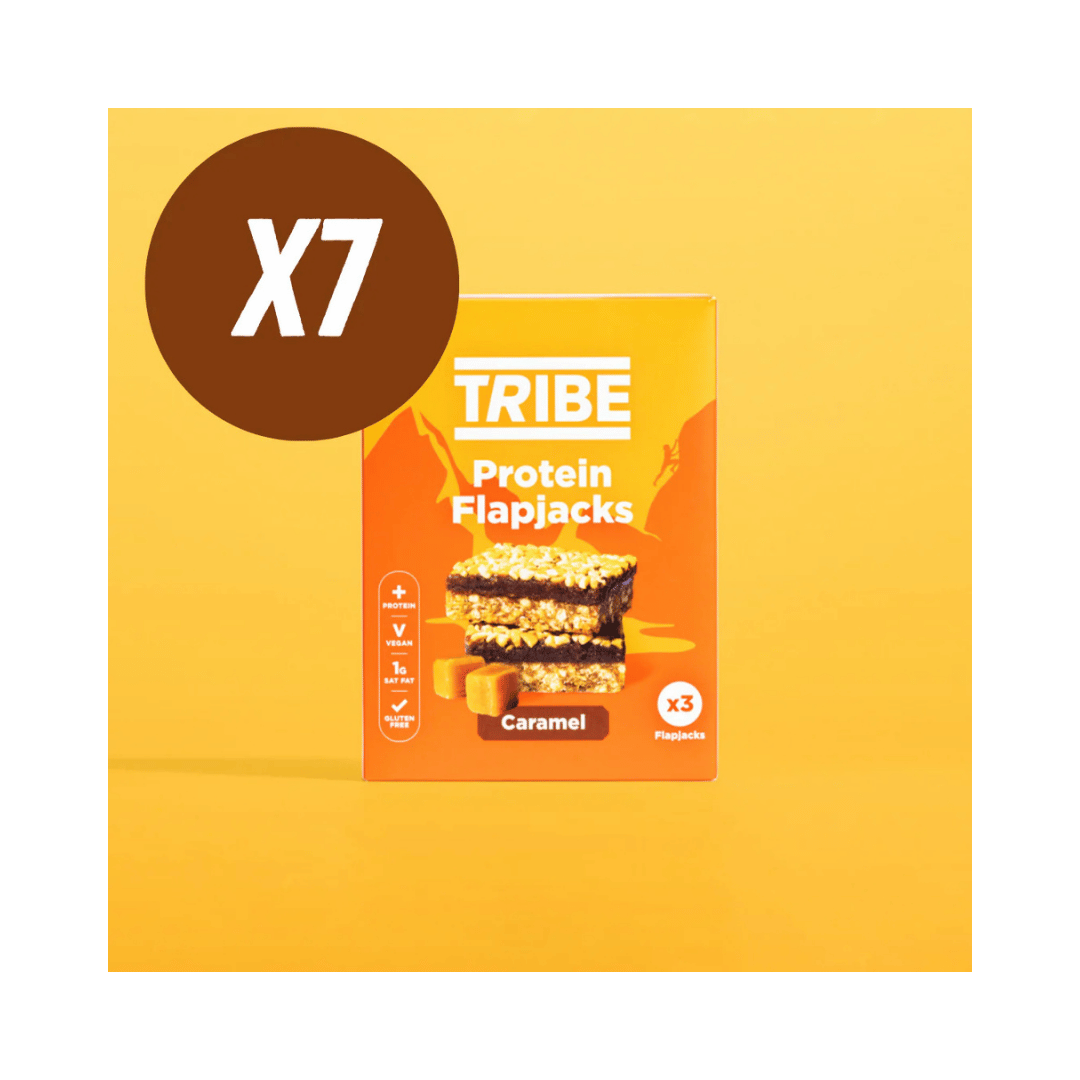 Tribe Caramel Protein Flapjacks