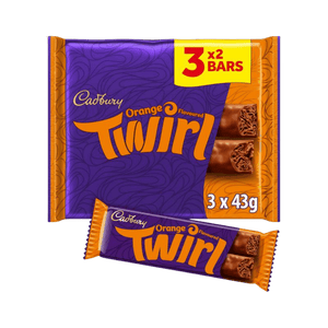 Cadbury Twirl Chocolate Orange Bar Multipack