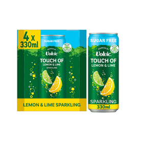 Volvic Sugar Free Touch Of Lemon & Lime Sparkling Water