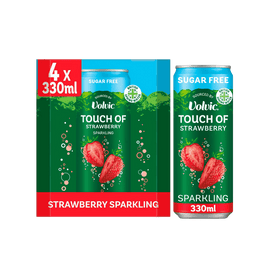 Volvic Sugar Free Touch Of Strawberry Sparkling Water