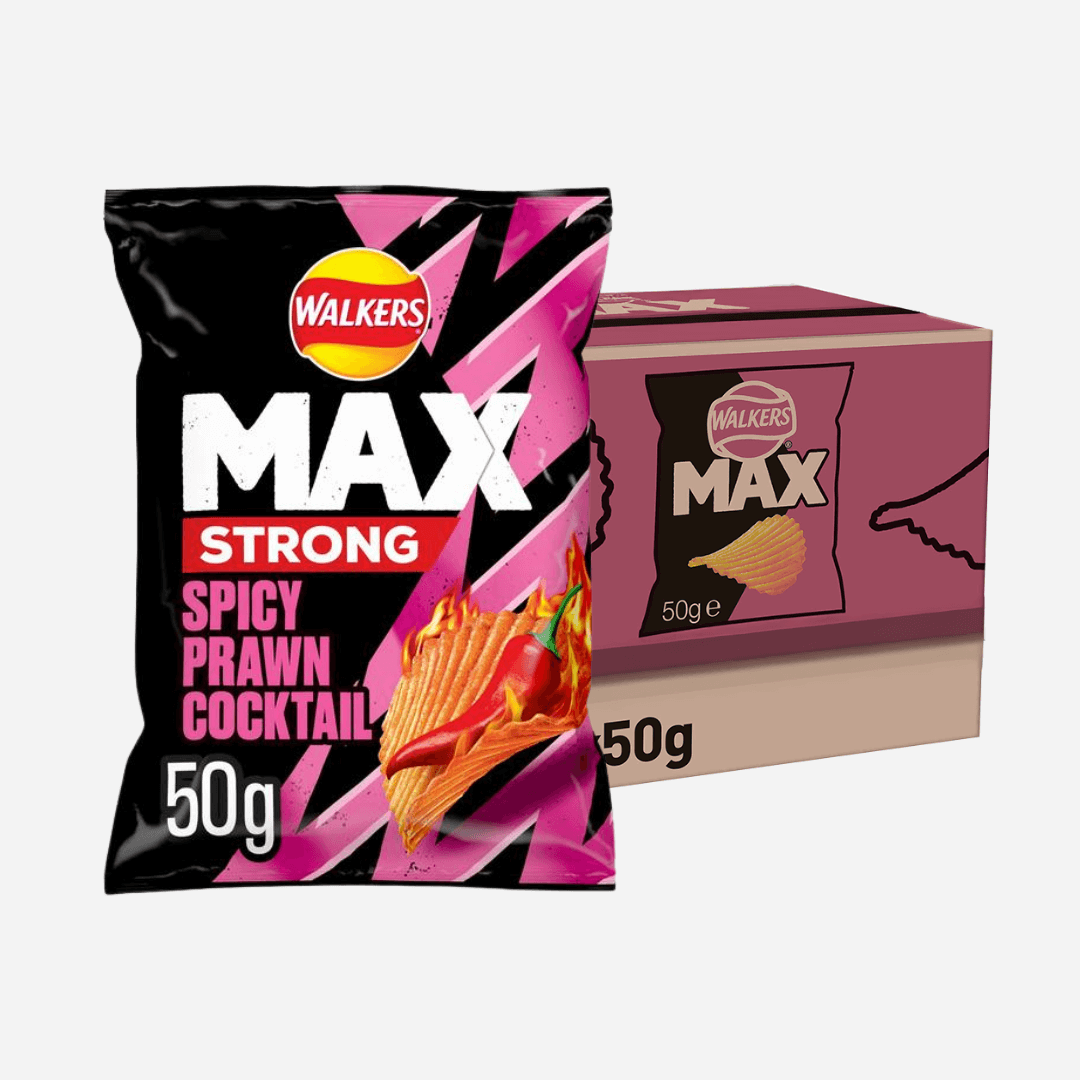 Walkers Max Spicy Prawn Cocktail Flavour