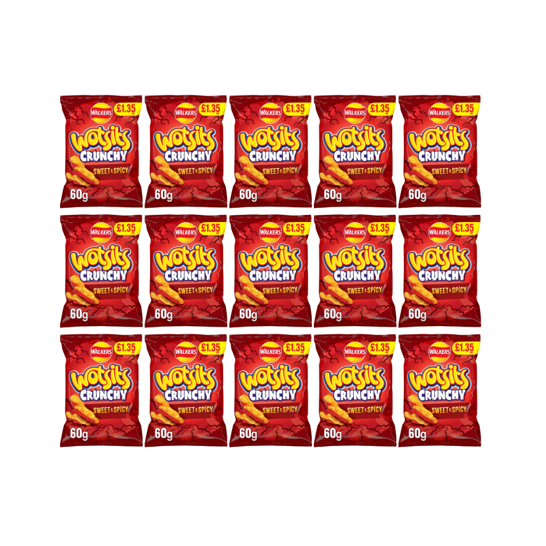 Walkers Wotsits Crunchy Sweet & Spicy Crisps