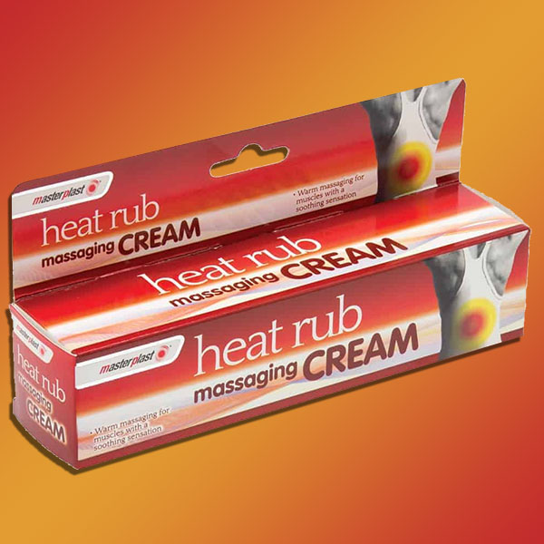 1 x Masterplast Heat Rub Massaging Muscle Rub Cream 70g Tube Discount