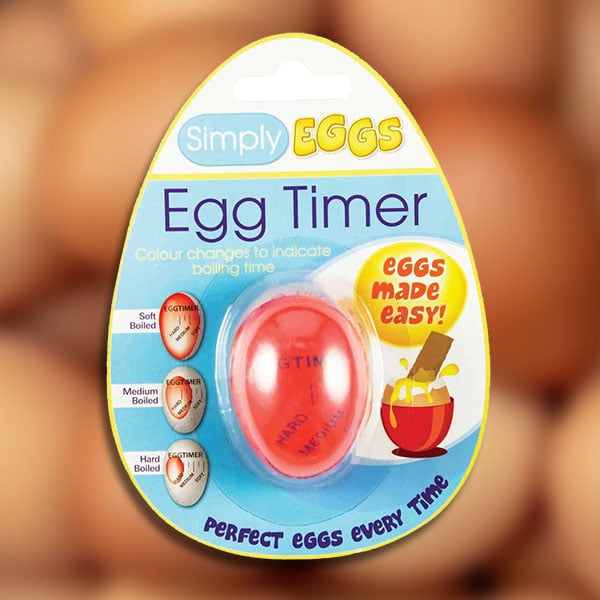  Colour Changing Egg Perfect Egg Timer Boiled Egg Timer -RED:  Home & Kitchen