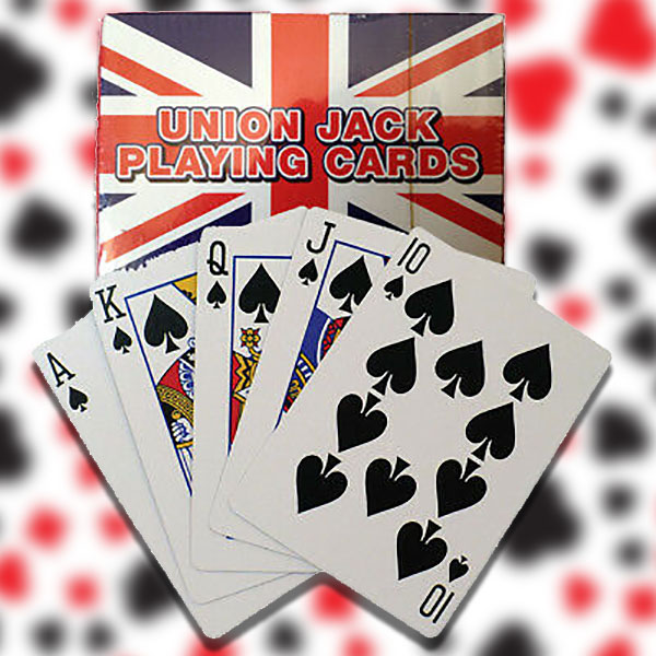 Union Jack Playing Cards {Plastic Coated} 