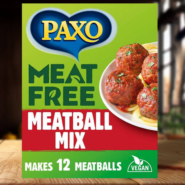 1 x Paxo Meat Free Meatball Mix 120g Pack