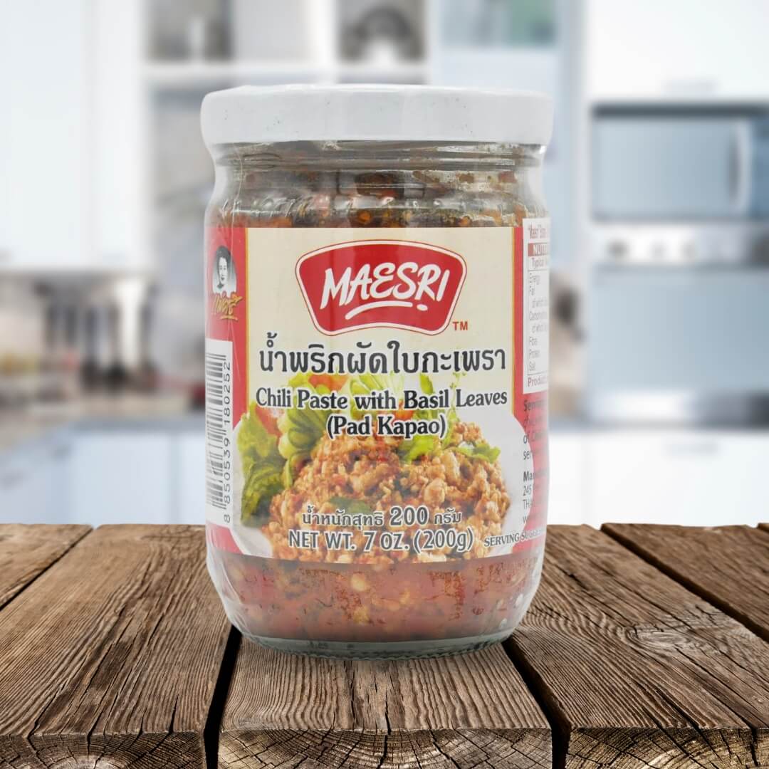 Maesri Chili Paste With Basil Leaves Discount Dragon