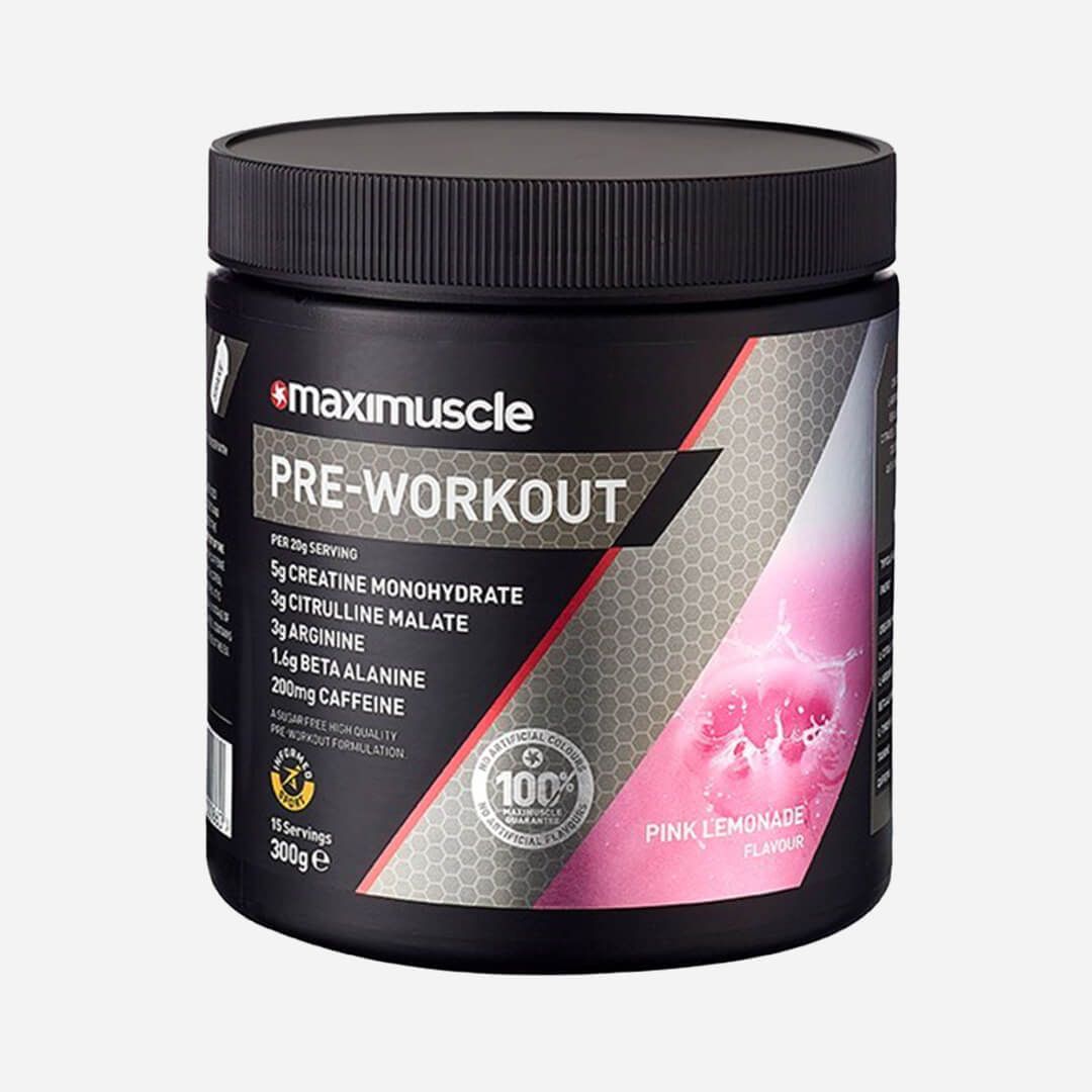 MaxiNutrition PreWorkout Powder Pink Lemonade Flavour Discount Dragon