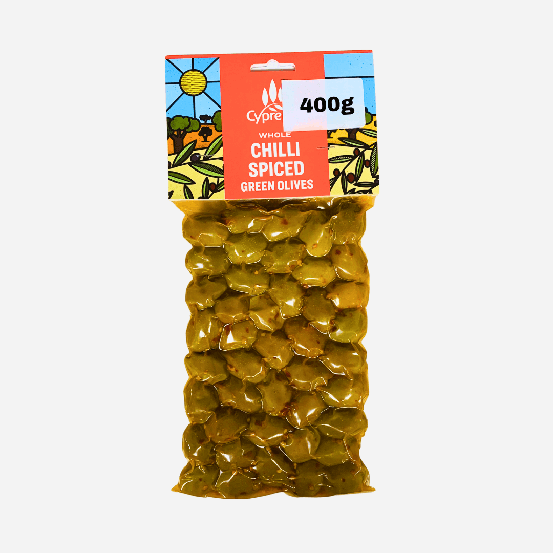 Image of Cypressa Whole Chilli Spiced Green Olives